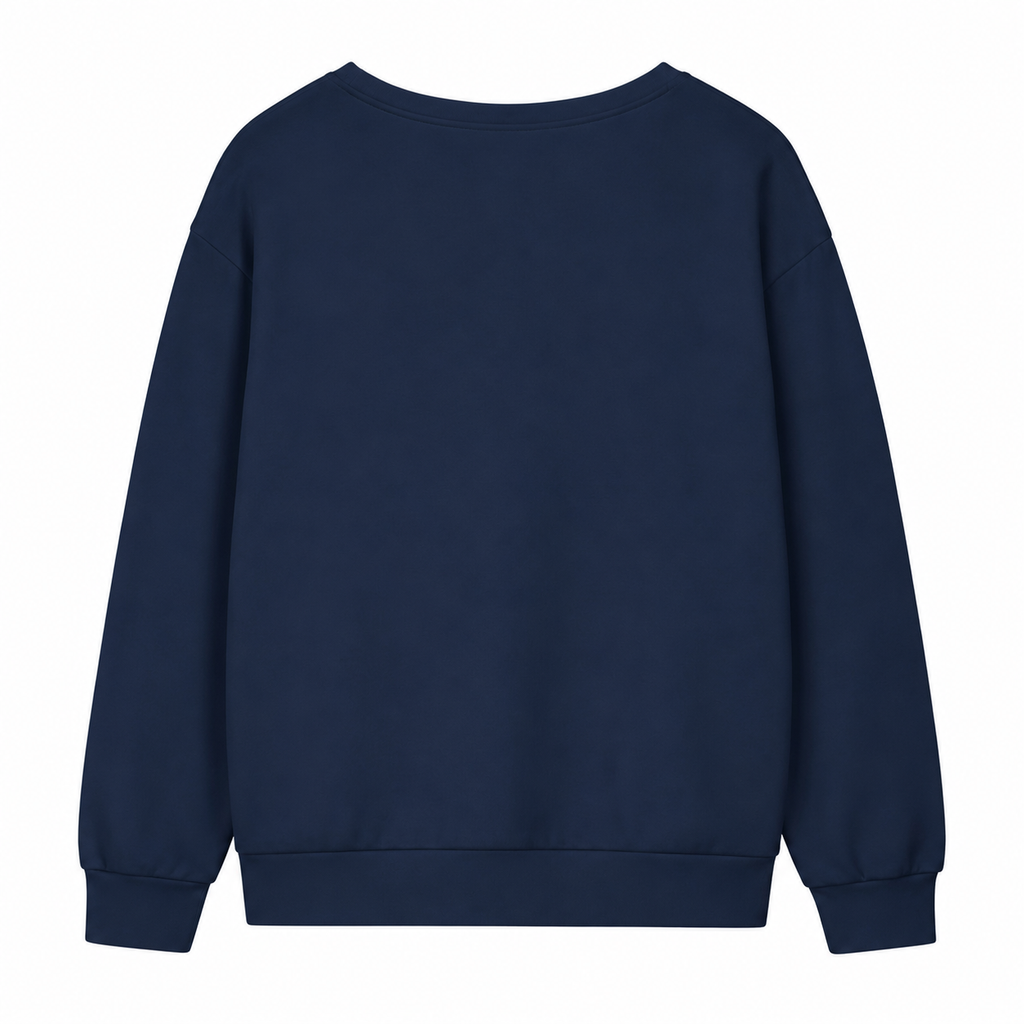 Basic Co. Cotton Sweatshirt - Deep Blue