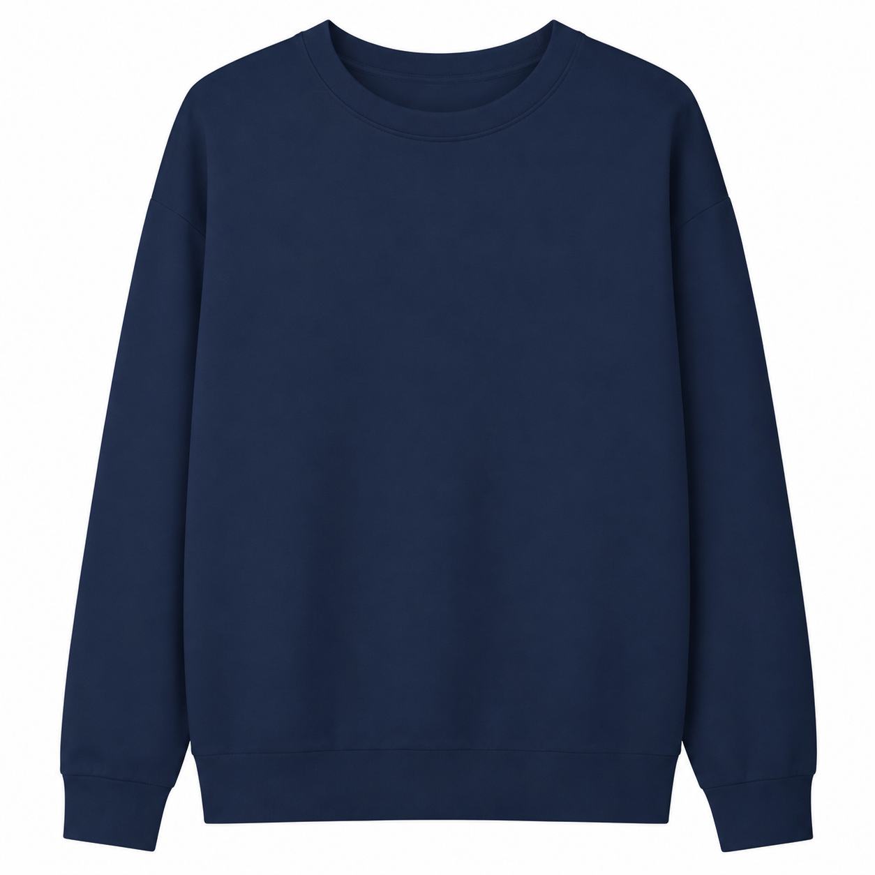 Basic Co. Cotton Sweatshirt - Deep Blue