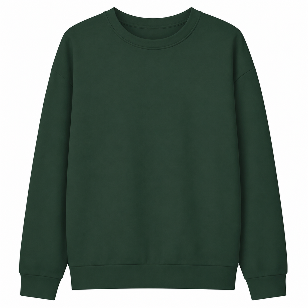 Basic Co. Cotton Sweatshirt - Evergreen