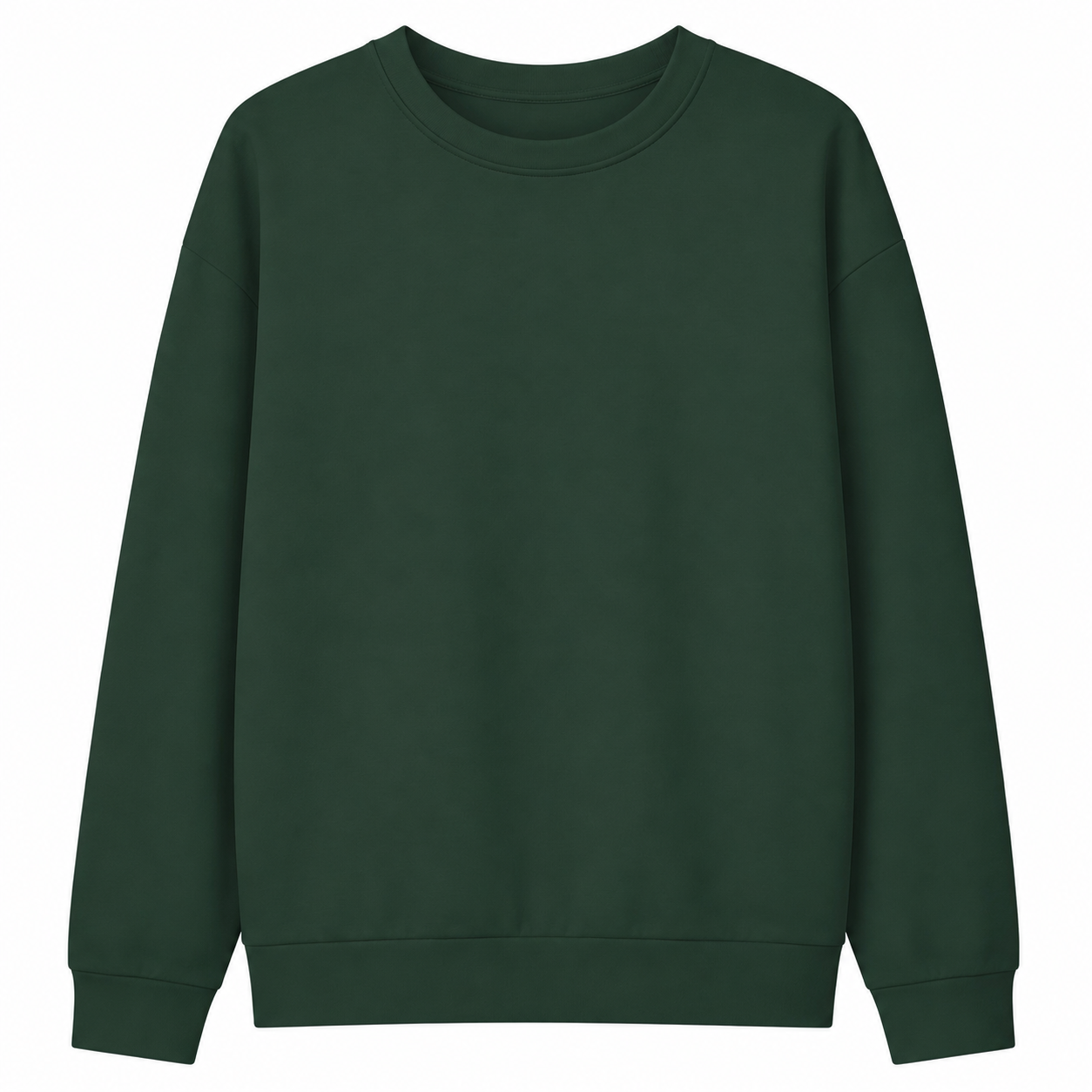 Basic Co. Cotton Sweatshirt - Evergreen