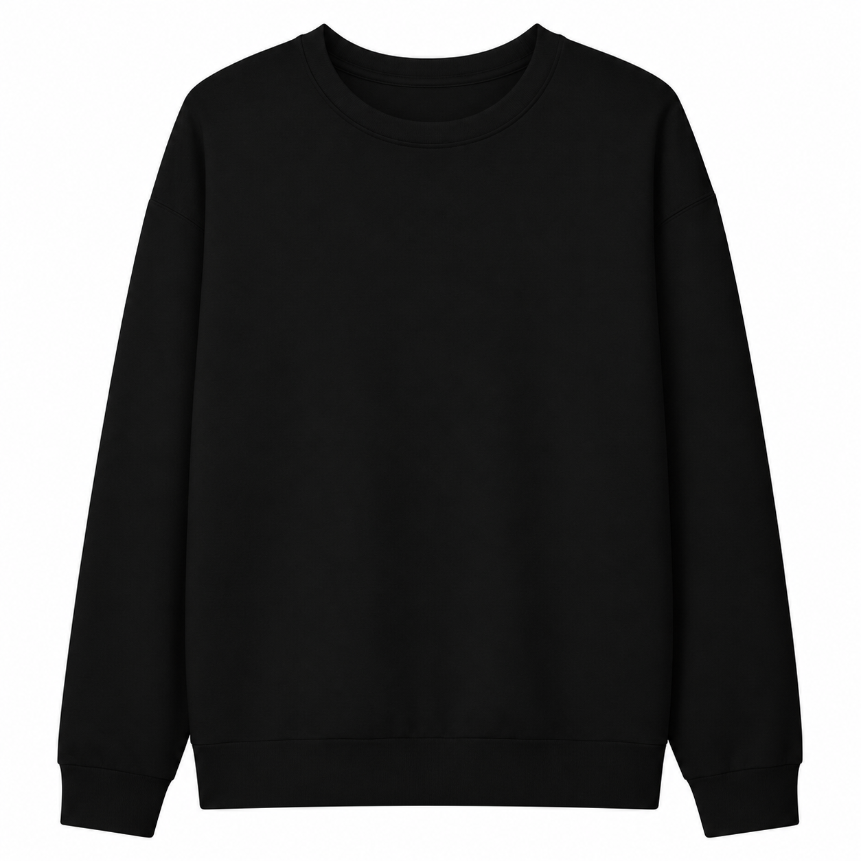 Basic Co. Cotton Sweatshirt - Black