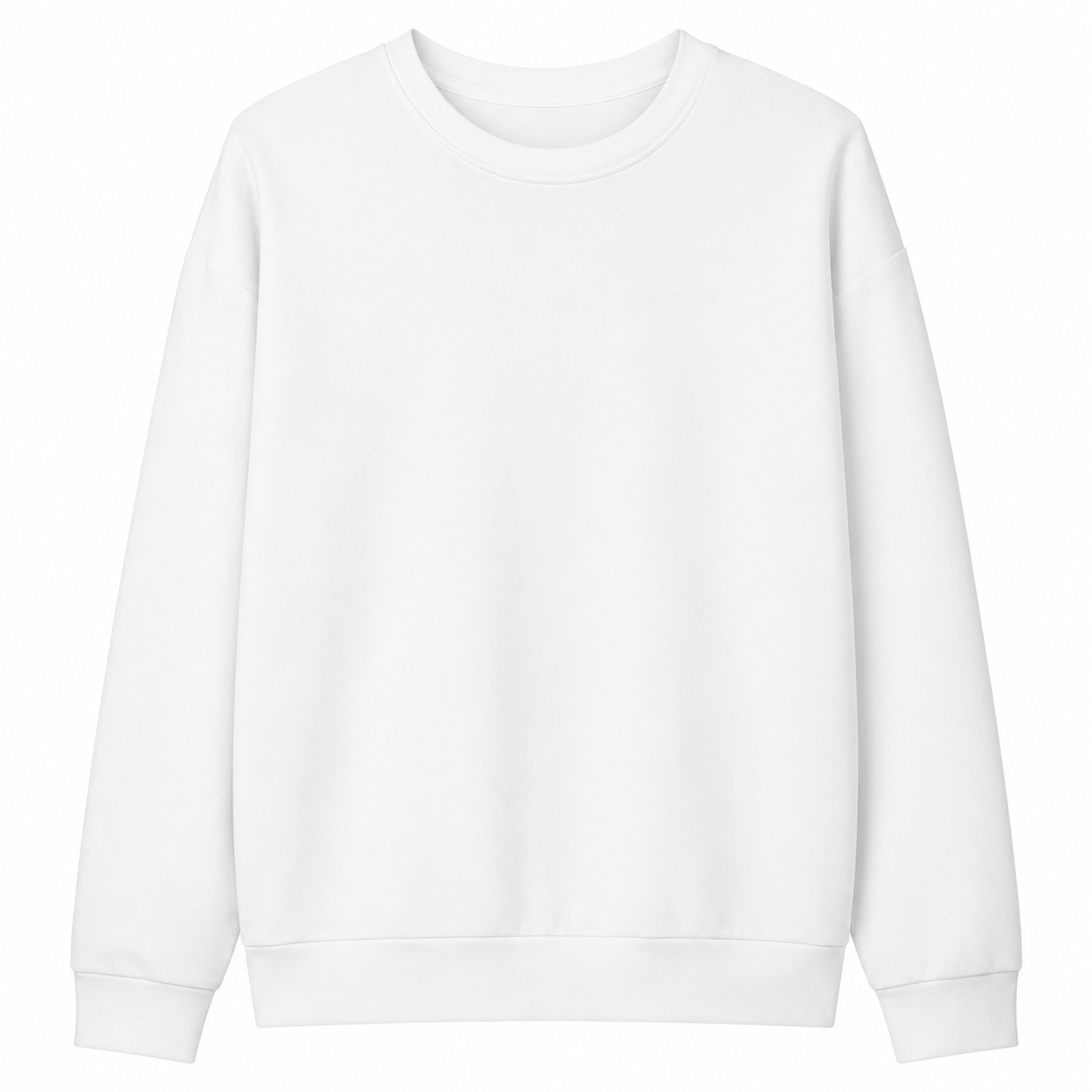 Basic Co. Cotton Sweatshirt - White